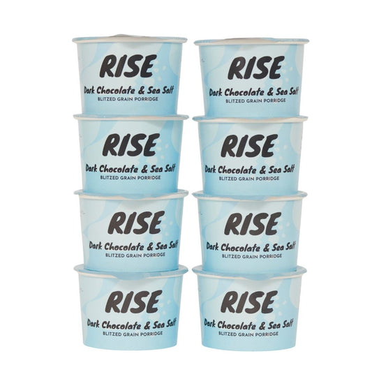 DARK CHOCOLATE & SEA SALT POTS X8